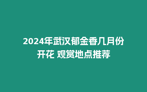 2024年武漢郁金香幾月份開花 觀賞地點推薦