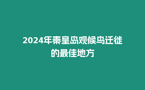 2024年秦皇島觀候鳥遷徙的最佳地方