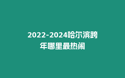 2024-2024哈爾濱跨年哪里最熱鬧