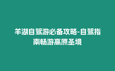 羊湖自駕游必備攻略-自駕指南暢游高原圣境