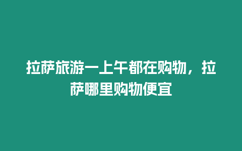 拉薩旅游一上午都在購(gòu)物，拉薩哪里購(gòu)物便宜