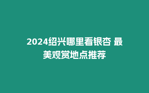 2024紹興哪里看銀杏 最美觀賞地點推薦