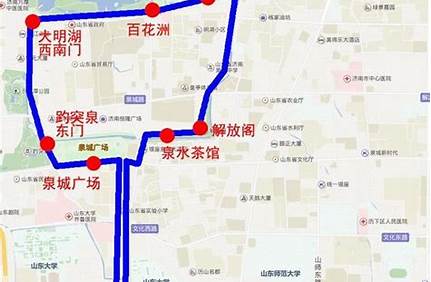 濟(jì)南旅游景點(diǎn)公交線路（濟(jì)南旅游景點(diǎn)公交線路查詢）