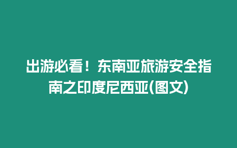 出游必看！東南亞旅游安全指南之印度尼西亞(圖文)