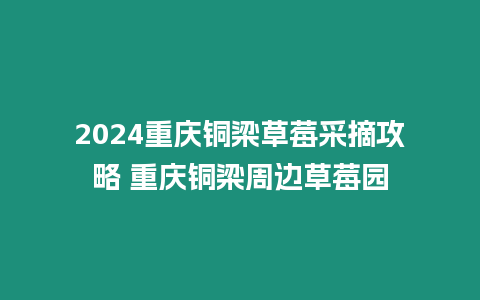 2024重慶銅梁草莓采摘攻略 重慶銅梁周邊草莓園