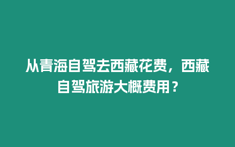 從青海自駕去西藏花費，西藏自駕旅游大概費用？