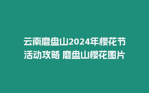 云南磨盤山2024年櫻花節活動攻略 磨盤山櫻花圖片