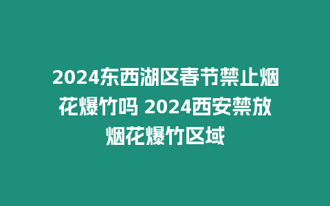 2024東西湖區春節禁止煙花爆竹嗎 2024西安禁放煙花爆竹區域