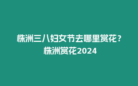 株洲三八婦女節(jié)去哪里賞花？ 株洲賞花2024