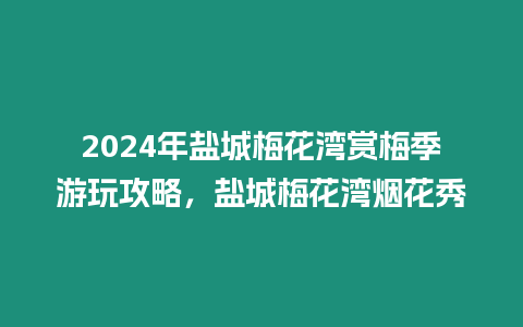 2024年鹽城梅花灣賞梅季游玩攻略，鹽城梅花灣煙花秀