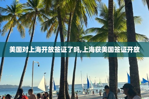 美國對上海開放簽證了嗎,上海獲美國簽證開放