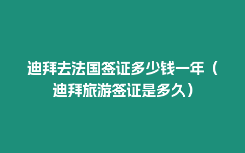 迪拜去法國簽證多少錢一年（迪拜旅游簽證是多久）