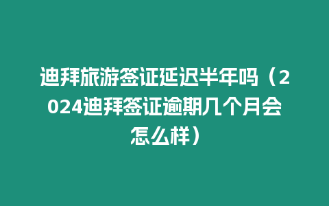 迪拜旅游簽證延遲半年嗎（2024迪拜簽證逾期幾個月會怎么樣）