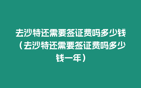 去沙特還需要簽證費嗎多少錢（去沙特還需要簽證費嗎多少錢一年）