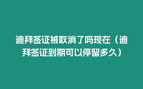 迪拜簽證被取消了嗎現在（迪拜簽證到期可以停留多久）