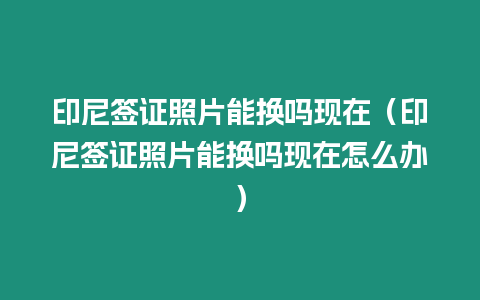 印尼簽證照片能換嗎現(xiàn)在（印尼簽證照片能換嗎現(xiàn)在怎么辦）