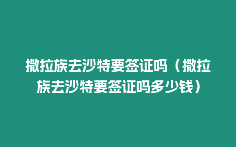 撒拉族去沙特要簽證嗎（撒拉族去沙特要簽證嗎多少錢）