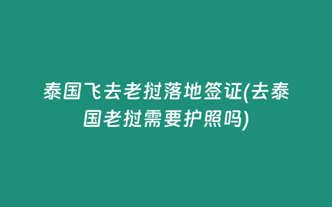 泰國飛去老撾落地簽證(去泰國老撾需要護照嗎)